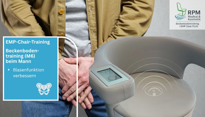 EMP-Beckenbodentraining für Männer – Unterstützung der Blasenfunktion und Beckenbodenstabilität