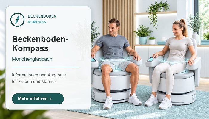 Beckenboden-Kompass Mönchengladbach – Informationen zum präventiven Beckenbodentraining für Frauen und Männer