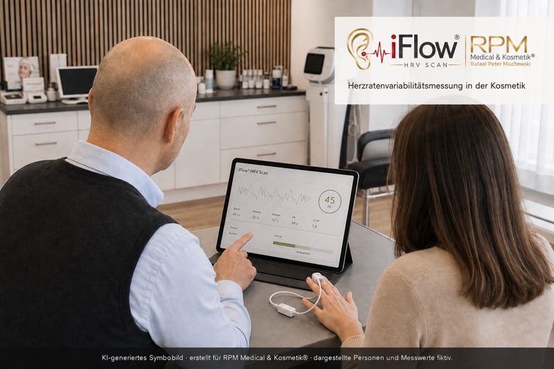 iFlow HRV Scan zur Messung der Herzratenvariabilität bei RPM Medical & Kosmetik in Mönchengladbach
